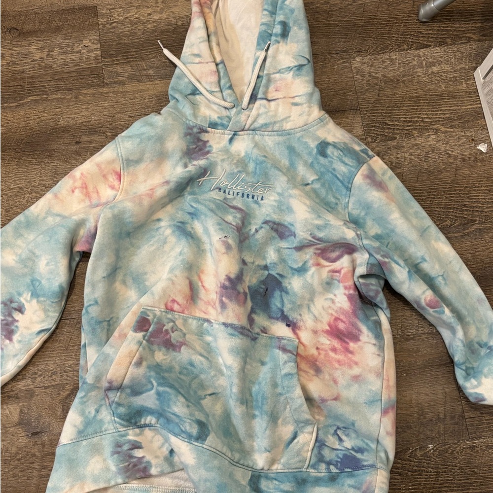 Hollister Pastel Tie-Dye Hoodie